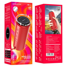 Портативна колонка BOROFONE BR22 sports wireless speaker Red (6974443384093)