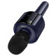 Портативна колонка-мікрофон HOCO L24 Shine karaoke microphone 5W Blue (6942007673785)
