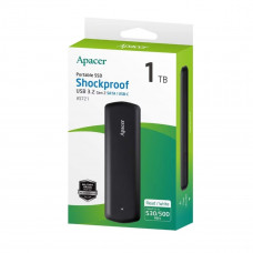 Портативний SSD Apacer AS721 1TB USB 3.2 Gen.2 Type-C Black