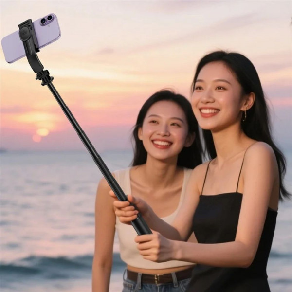Селфі-монопод ACEFAST E42 supports automatic selfie stand opening Black (6974316286134)