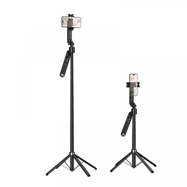Селфі-монопод HOCO K32 Soporte smart live broadcast holder Black (6942007666824)