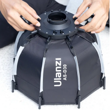 Софтбокс Ulanzi 30cm Octagonal Softbox with Mini Bowens Mount and Grid (UV-L083GBB1 AS-D30) (L083GBB1)