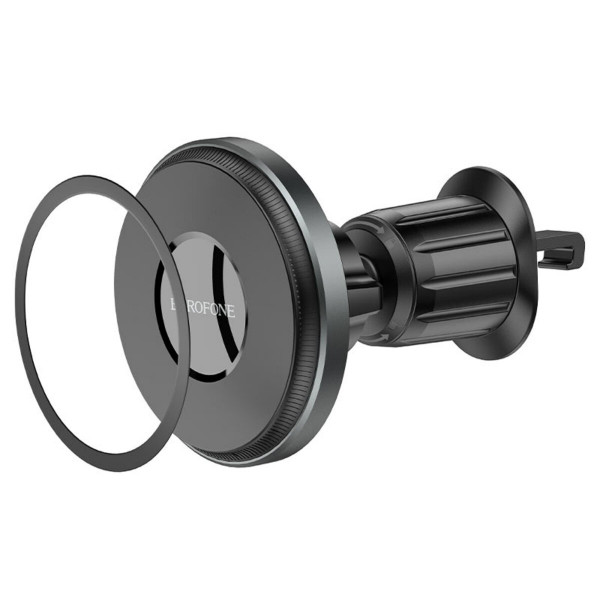 Тримач для мобiльного з БЗП BOROFONE BH202 Seaside magnetic wireless fast charging car holder