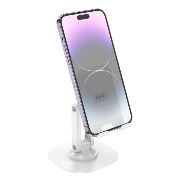 Тримач для телефона HD6 Winner dual-axis rotating desktop stand Білий