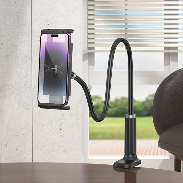 Тримач для телефона HOCO HD10 Bamboo lazy stand Black (6942007639224)