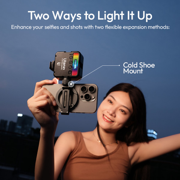 Тримач для телефону Ulanzi MA07 Maglock 1/4 Cold Shoe Phone Mount Black (M084)