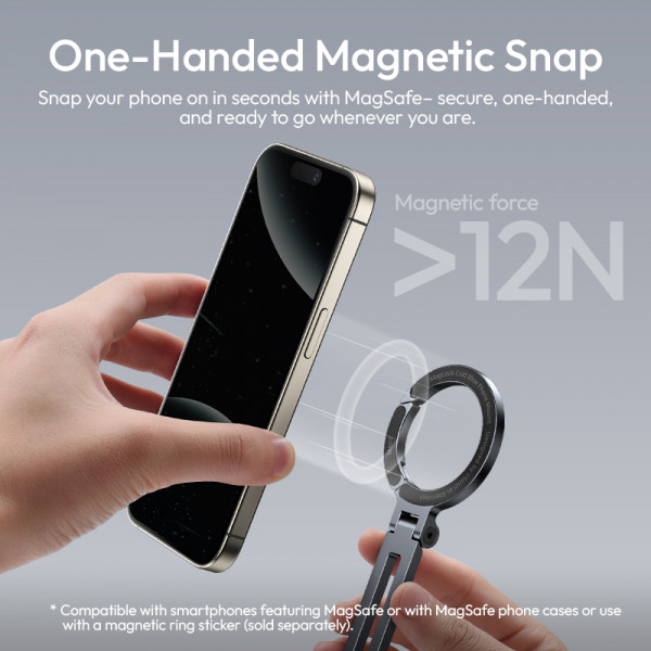 Тримач для телефону Ulanzi MA07 Maglock 1/4 Cold Shoe Phone Mount Black (M084)