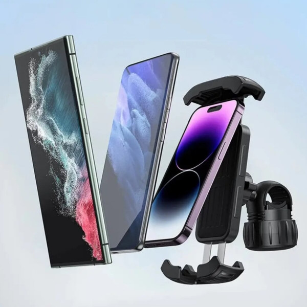 Велотримач для телефона Baseus QuickGo Series Bike Phone Mount Cluster Black