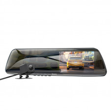 Відеореєстратор HOCO DV4 4.5-inch rearview mirror driving recorder(dual-channel) Black (6942007616782)