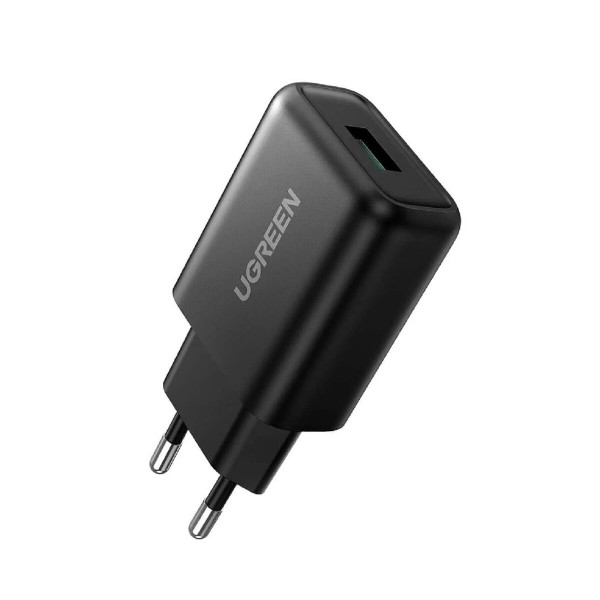Зарядний пристрій UGREEN CD122 QC3.0 USB Fast Charger EU (Чорний) (UGR-70273)