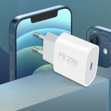 Зарядний пристрій WUW-C178 1Type-C PD20W білий