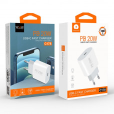 Зарядний пристрій WUW-C178 1Type-C PD20W білий