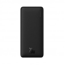 Зовнішній акумулятор Baseus Airpow Fast Charge Power Bank 20000mAh 20W Cluster Black (With Simple Series Containing universal USB to Type-C 50cm) (P10022804113-00)
