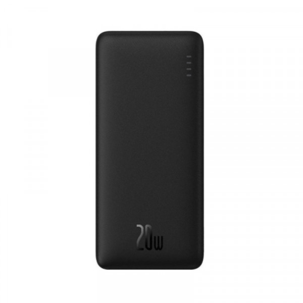 Зовнішній акумулятор Baseus Airpow Fast Charge Power Bank 20000mAh 20W Cluster Black (With Simple Series Containing universal USB to Type-C 50cm) (P10022804113-00)