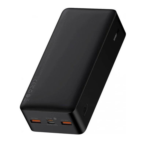 Зовнішній акумулятор Baseus Bipow Digital Display Power bank 30000mAh 20W Black