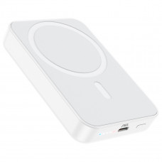 Зовнішній акумулятор BOROFONE BJ25 Reach PD20W magnetic wireless fast charging (8000mAh) Білий