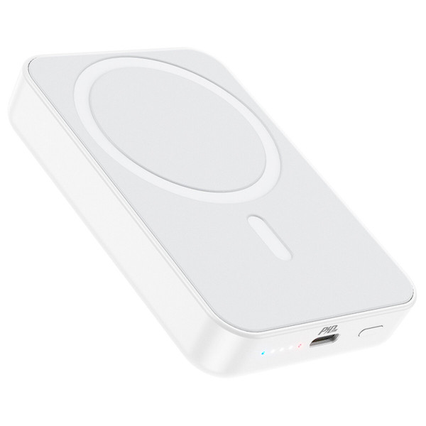 Зовнішній акумулятор BOROFONE BJ25 Reach PD20W magnetic wireless fast charging (8000mAh) White