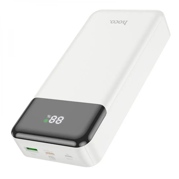 Зовнішній акумулятор HOCO J102A Cool figure PD20W+QC3.0 power bank(20000mAh) Білий