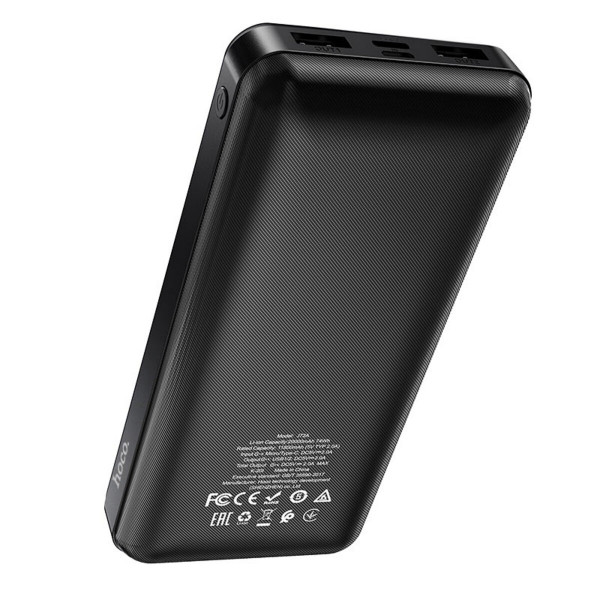 Зовнішній акумулятор HOCO J72A Easy travel power bank(20000mAh) Чорний
