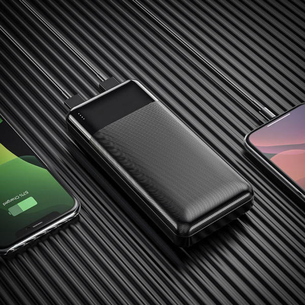 Зовнішній акумулятор HOCO J72A Easy travel power bank(20000mAh) Чорний