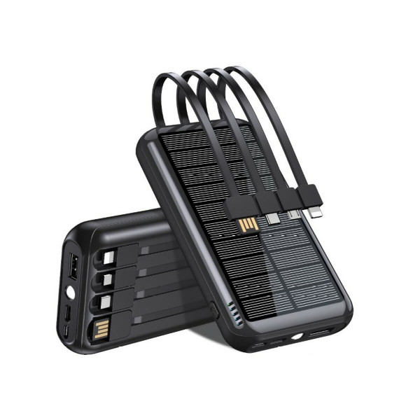 Зовнішній акумулятор Mibrand EXTREME 20000mAh solar 4 wire