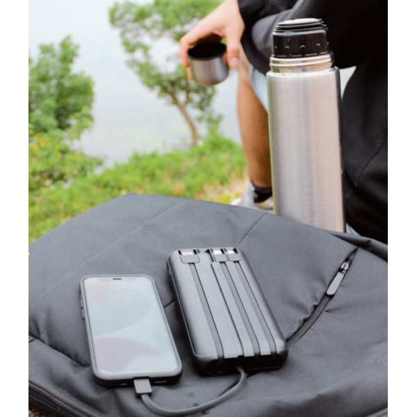 Зовнішній акумулятор Mibrand EXTREME 20000mAh solar 4 wire