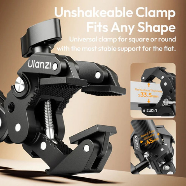 Адаптер кронштейн Ulanzi CO78 Super Clamp Kit(Super Clamp & Magic Arm with Dual Ball Head Kit) (C084)