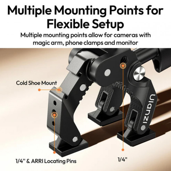 Адаптер кронштейн Ulanzi CO78 Super Clamp Kit(Super Clamp & Magic Arm with Dual Ball Head Kit) (C084)