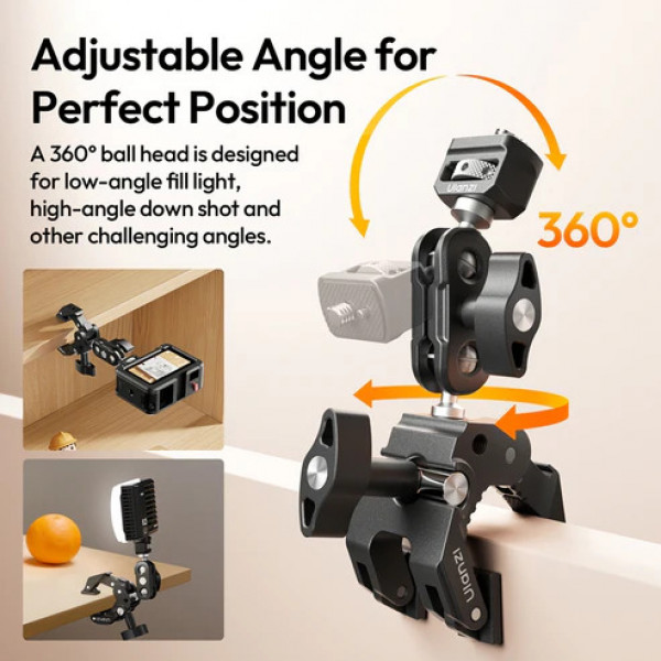Адаптер кронштейн Ulanzi CO78 Super Clamp Kit(Super Clamp & Magic Arm with Dual Ball Head Kit) (C084)