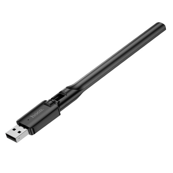 Антена Wi-Fi HOCO HI32 WiFi4 USB external antenna wireless network card Чорний