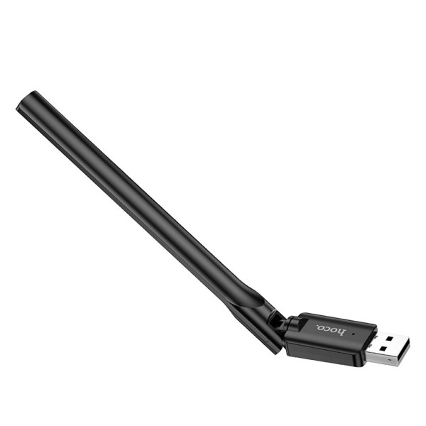 Антена Wi-Fi HOCO HI32 WiFi4 USB external antenna wireless network card Чорний