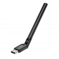 Антена Wi-Fi HOCO HI32 WiFi4 USB external antenna wireless network card Чорний