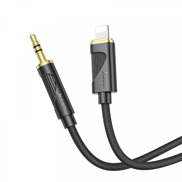Аудiокабель HOCO UPA30 Friend digital audio conversion cable iP Чорний