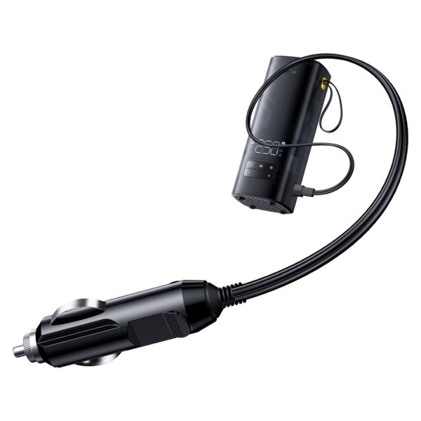 Автомобільний насос Baseus SuperMini Mega Series Double Cylinder Air Inflator Cluster Black