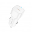 Автомобільний зарядний пристрій BOROFONE BZ34A Cloud single port PD20W car charger White (6941991122323)