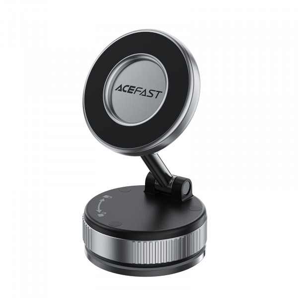 Автотримач для телефона ACEFAST E28 manual suction cup magnetic Phone holder, Metal Gray (6974316284833)