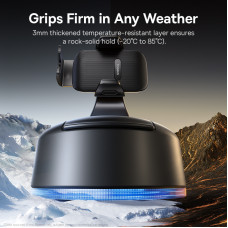 Автотримач для телефона Baseus PrimeTrip C03 Air Clamping Car Mount (Suction Cup Version, Cosmic Black) (C0013C01)