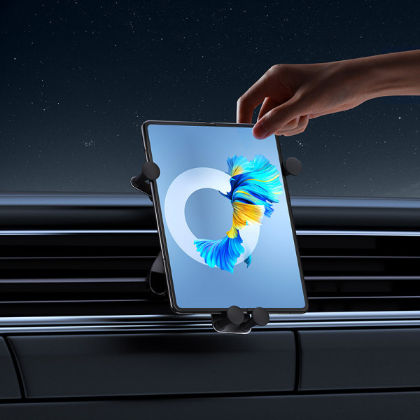 Автотримач для телефона Baseus UltraControl Mega Series Folding Screen Phone Car Mount Cluster Black (C40465400111-00)