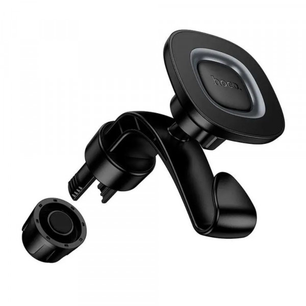 Автотримач для телефона HOCO H99 Crown magnetic car holder(headrest) black metal gray (6942007673624)