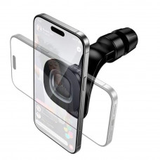 Автотримач для телефона HOCO H99 Crown magnetic car holder(headrest) black metal gray (6942007673624)