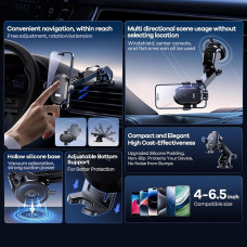 Автотримач для телефона REMAX Dashboard Car Holder RM-C03 Black (6954851237228)