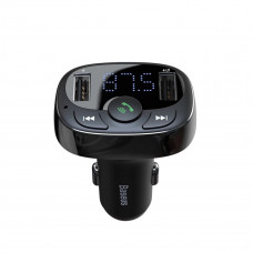 АЗП з FM-модулятор Baseus T Shaped S-09A Car Bluetooth MP3 Player (Standard Edition) Чорний