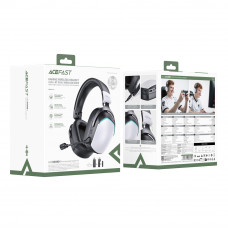 Бездротові накладні навушники ACEFAST H11 gaming wireless headset White (6974316285601)