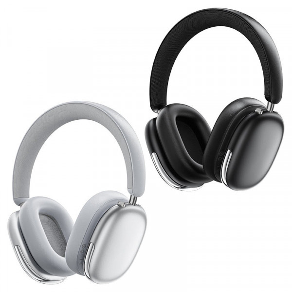 Бездротові накладні навушники ACEFAST H9 active noise cancelling wireless headset, ANC, Silver (6974316284383)