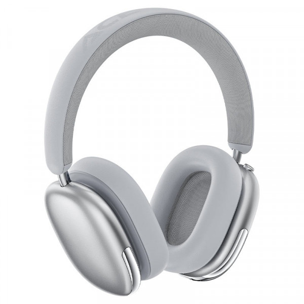 Бездротові накладні навушники ACEFAST H9 active noise cancelling wireless headset, ANC, Silver (6974316284383)