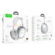 Бездротові накладні навушники HOCO W55 Plus Happiness ANC noise reduction BT headphones Silver (6942007638548)