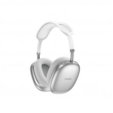 Бездротові накладні навушники HOCO W55 Plus Happiness ANC noise reduction BT headphones Silver (6942007638548)