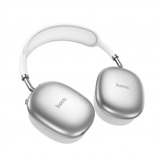 Бездротові накладні навушники HOCO W55 Plus Happiness ANC noise reduction BT headphones Silver (6942007638548)