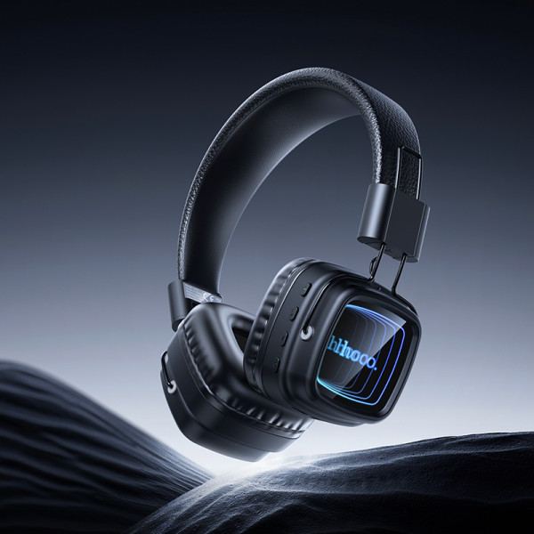 Бездротові накладні навушники HOCO W72 Earl Ⅲ abyss mirror BT headphones Brown (6942007680592)