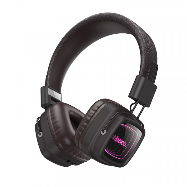 Бездротові накладні навушники HOCO W72 Earl Ⅲ abyss mirror BT headphones Brown (6942007680592)